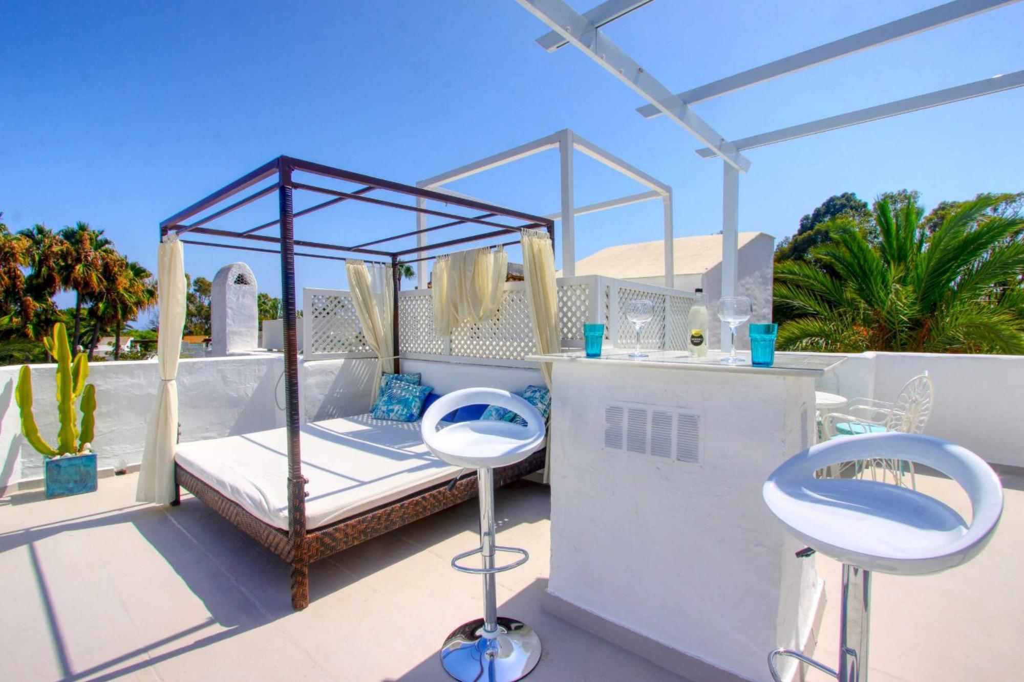 1108 Beachfront 2 Apartments With Roofterrace 80Mtrgt Beach 3 Pools Marbella Exterior foto